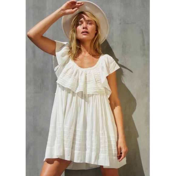 Free People Dresses & Skirts - Free People hailey mini dress NWT Ivory White